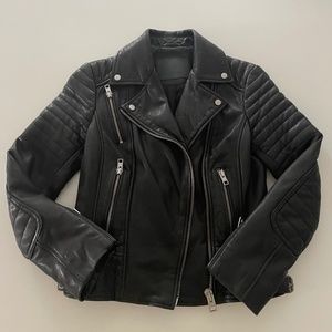 All Saints - Lamb Leather Biker Jacket
